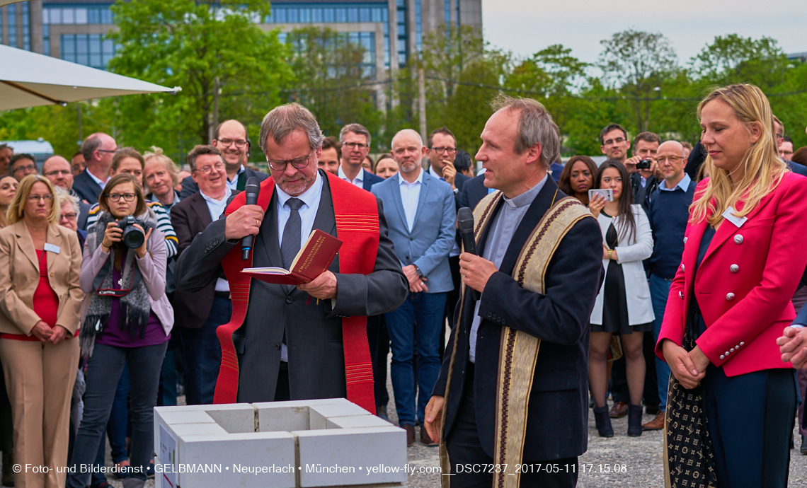 11. Mai 2017 - Grundsteinlegung für die LOGE und dem Kulturquadrat in Neuperlach